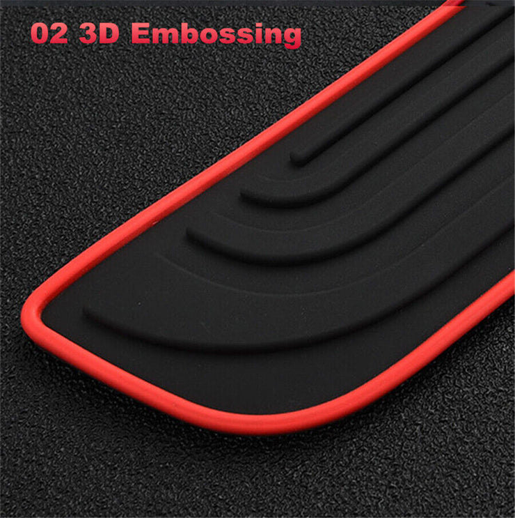 Car Modification Door Sill Strip Anti-stepping Stickers