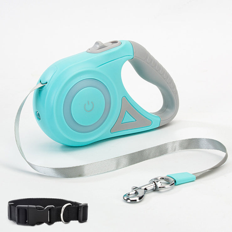 Retractable Dog Leash | Dog Leash Combo | Collar & Leash Set | Pet Leash Kit