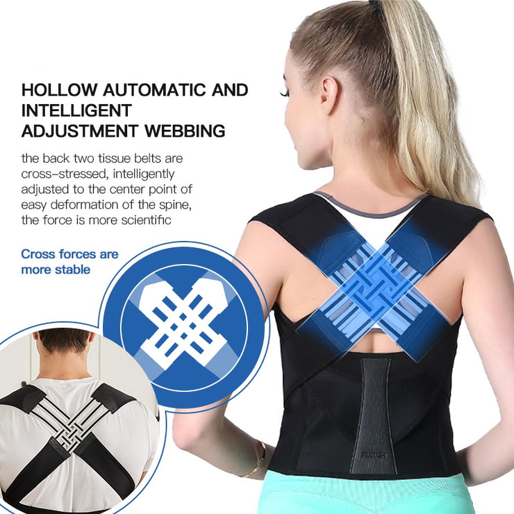 Posture Corrector | Back Support Strap | Spine Aligner | Hunchback Fixer