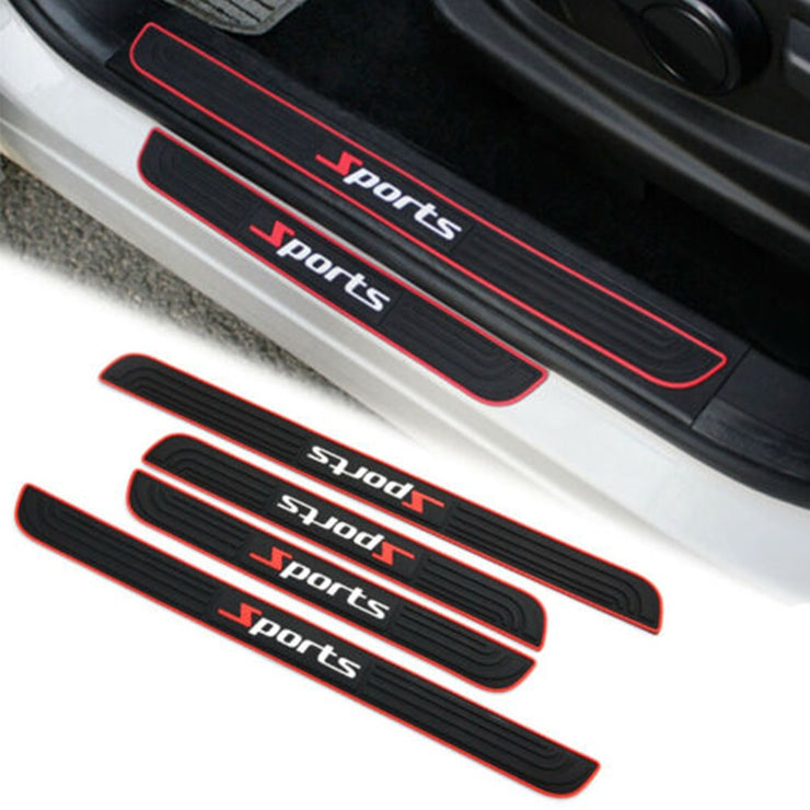 Car Modification Door Sill Strip Anti-stepping Stickers