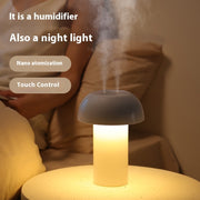 Touch Control Atmosphere Night Light Mushroom Humidifier